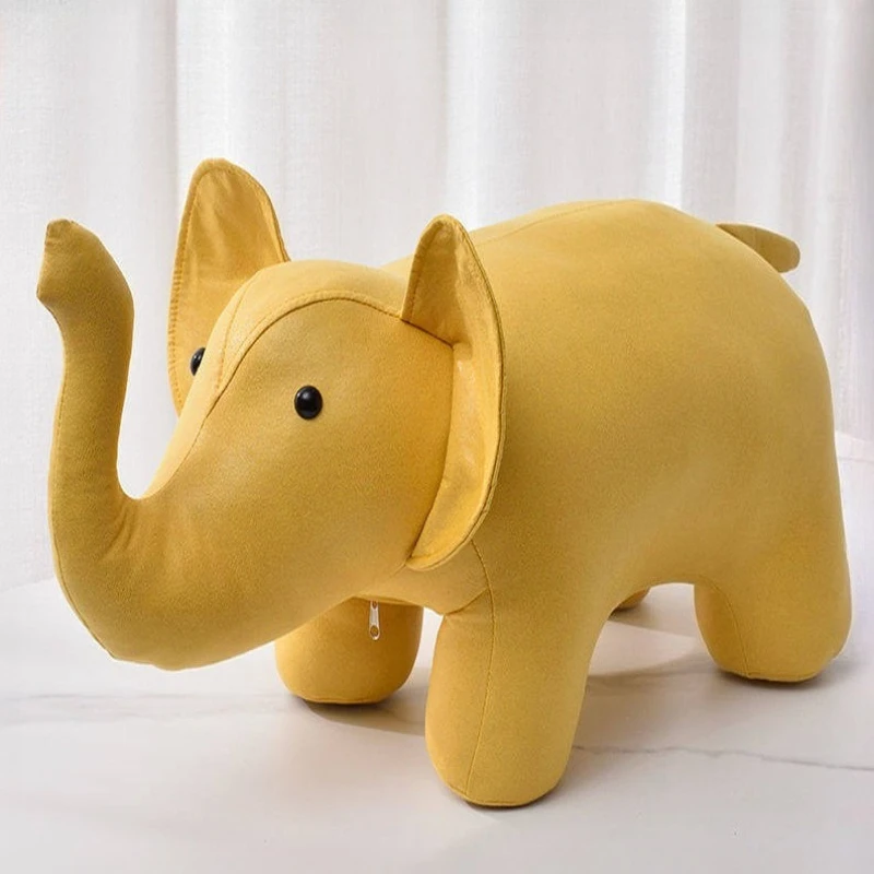 living room sofa stool Creative cartoon children wearing shoe stool household elephant tabouret coiffeuse furniture for home