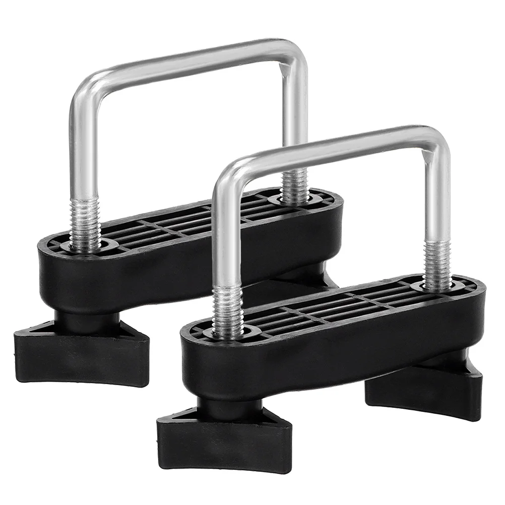 

2Pcs Universal Roof Mount Bracket Heavy Duty Cargo Carrier U Clamps Anti Slip Roof Rack Parts for Suv Truck Van Luggage