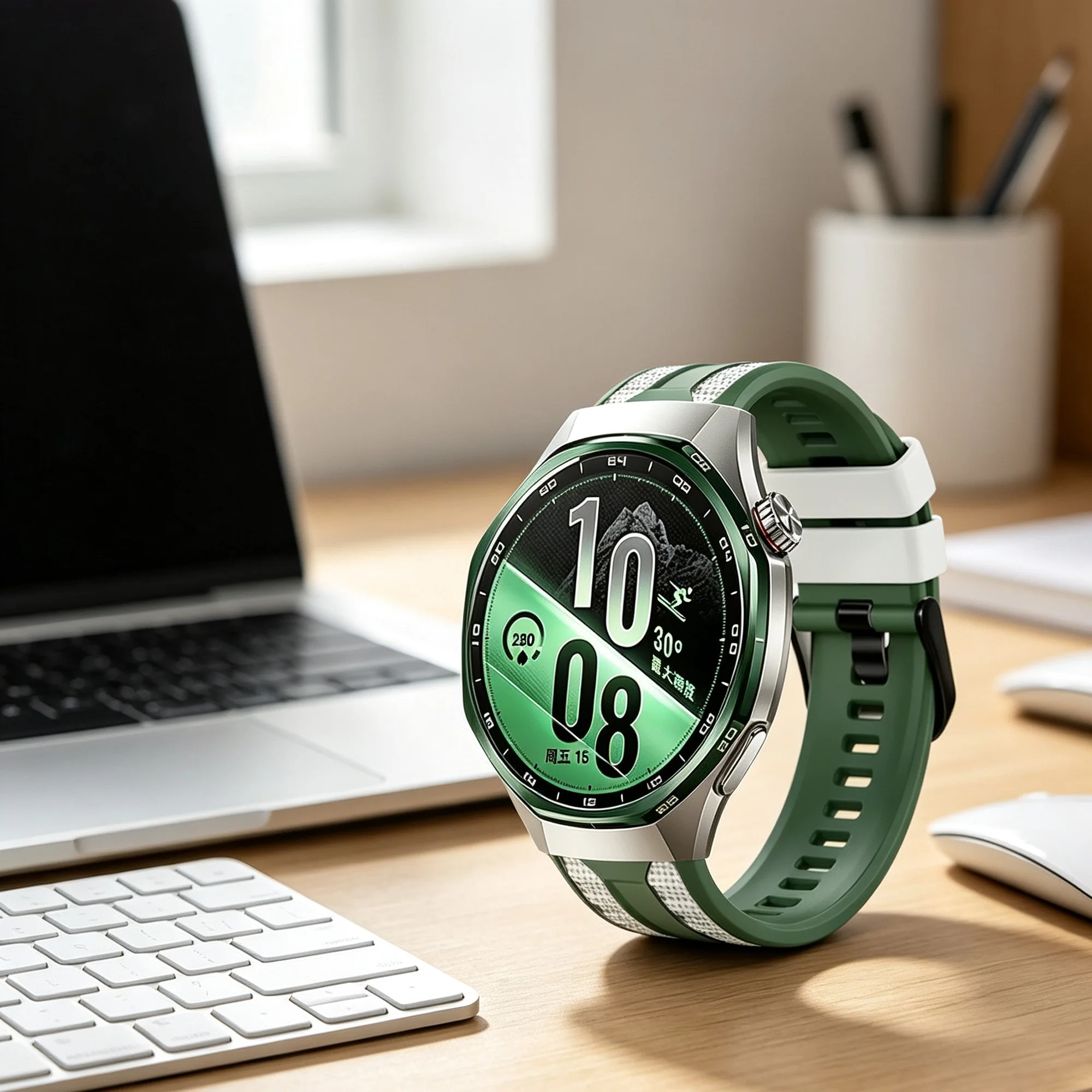 22mm Double Color Silicone Strap For Huawei Watch 5 GT7 6 5 4 GT7 Pro 46mm Official Bracelet Huawei Watch Ultimate 2/GT Runner 2