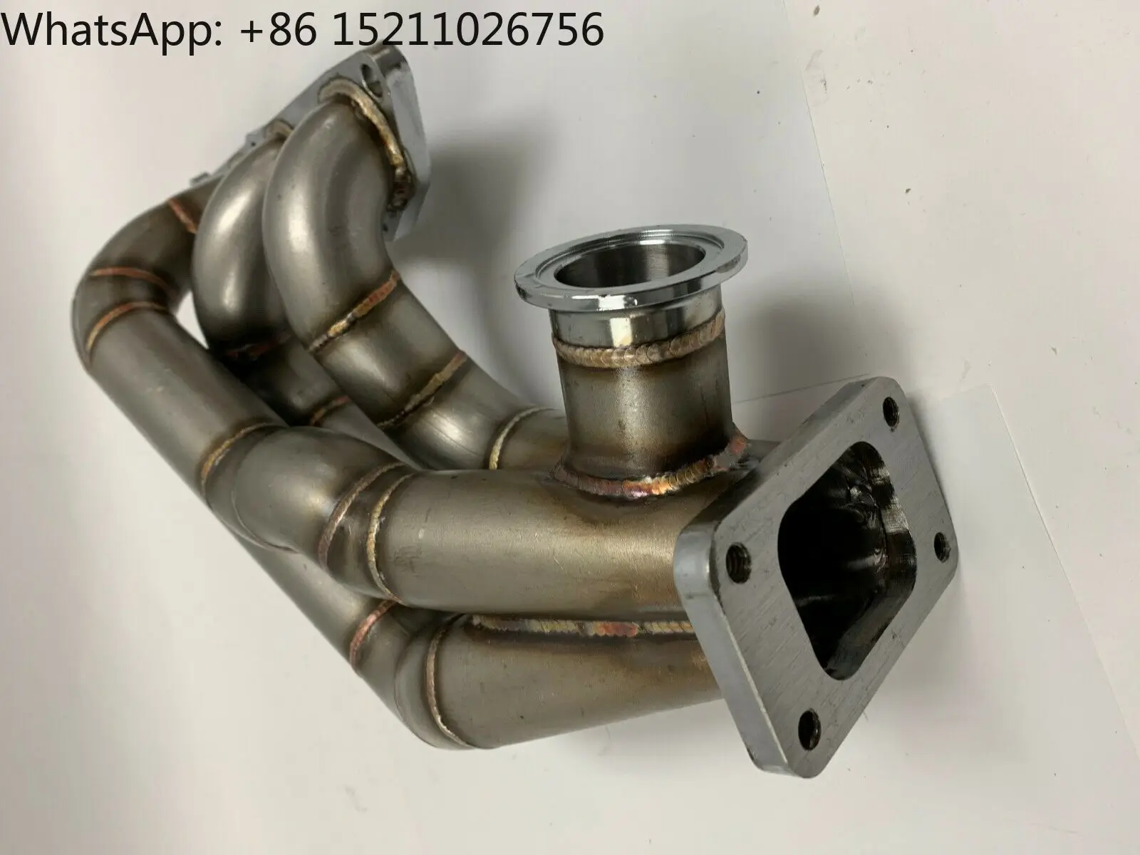 New SS304 K Series K20 K24 K20A Sidewinder T3 44mm Mirror Polished Wastegate T-urbo Exhaust Manifold