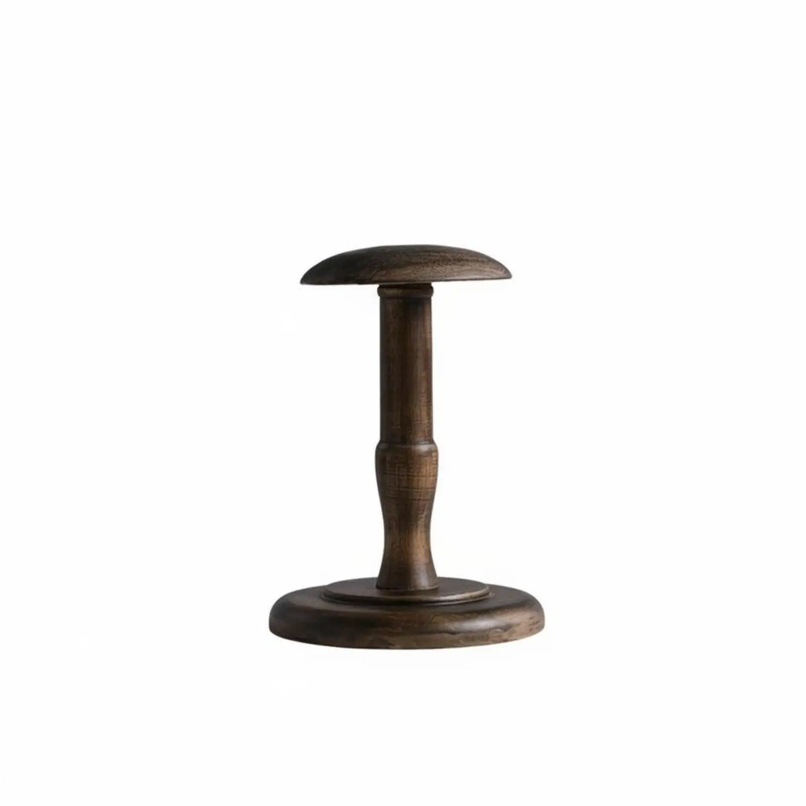 Oak Hat Rack Tabletop Display Stand Holder for Hats Storage and Home Decor Use