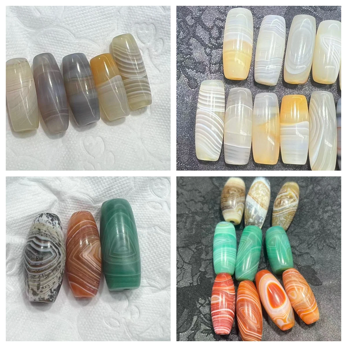 

1pcs/lot 30-35mm Tianyuan Wrapped Agate Dzi Bead with Weathered Patina Tibetan Loose Beads for Bracelet and Necklace