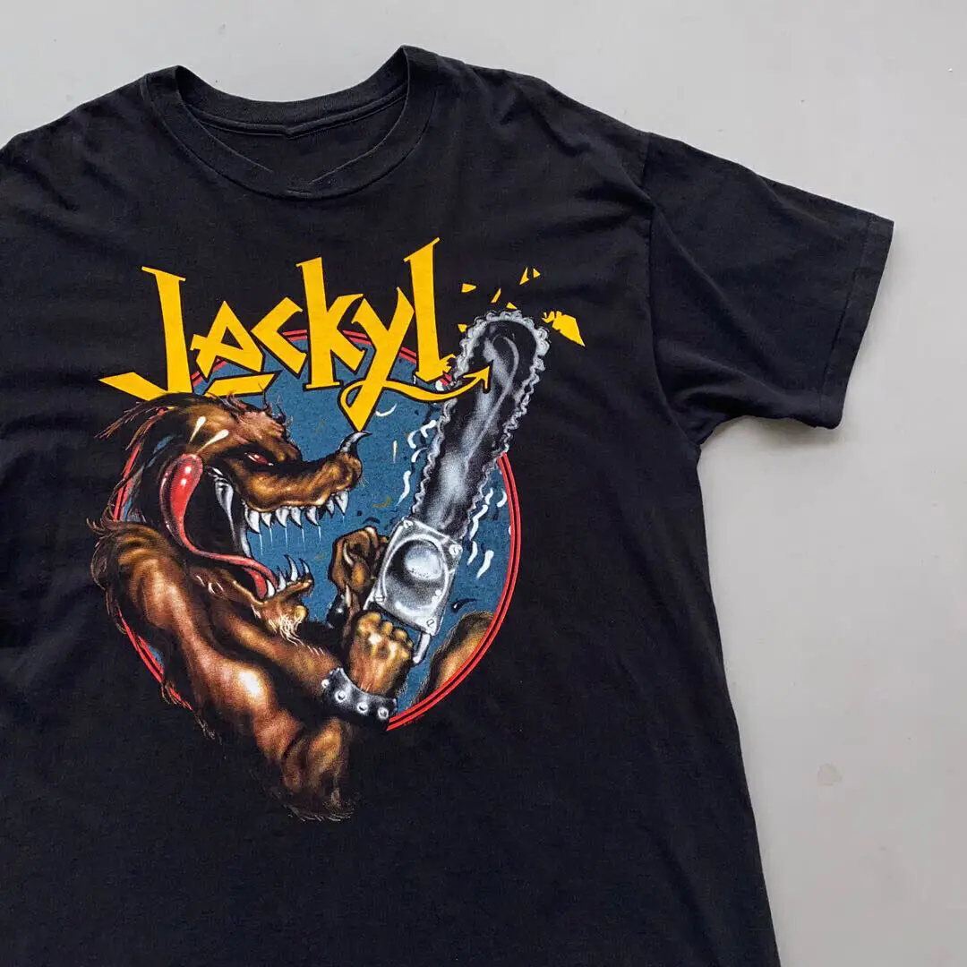 

Rare Jackyl band tee Band Singer Black Men All size Shirt S-3Xl