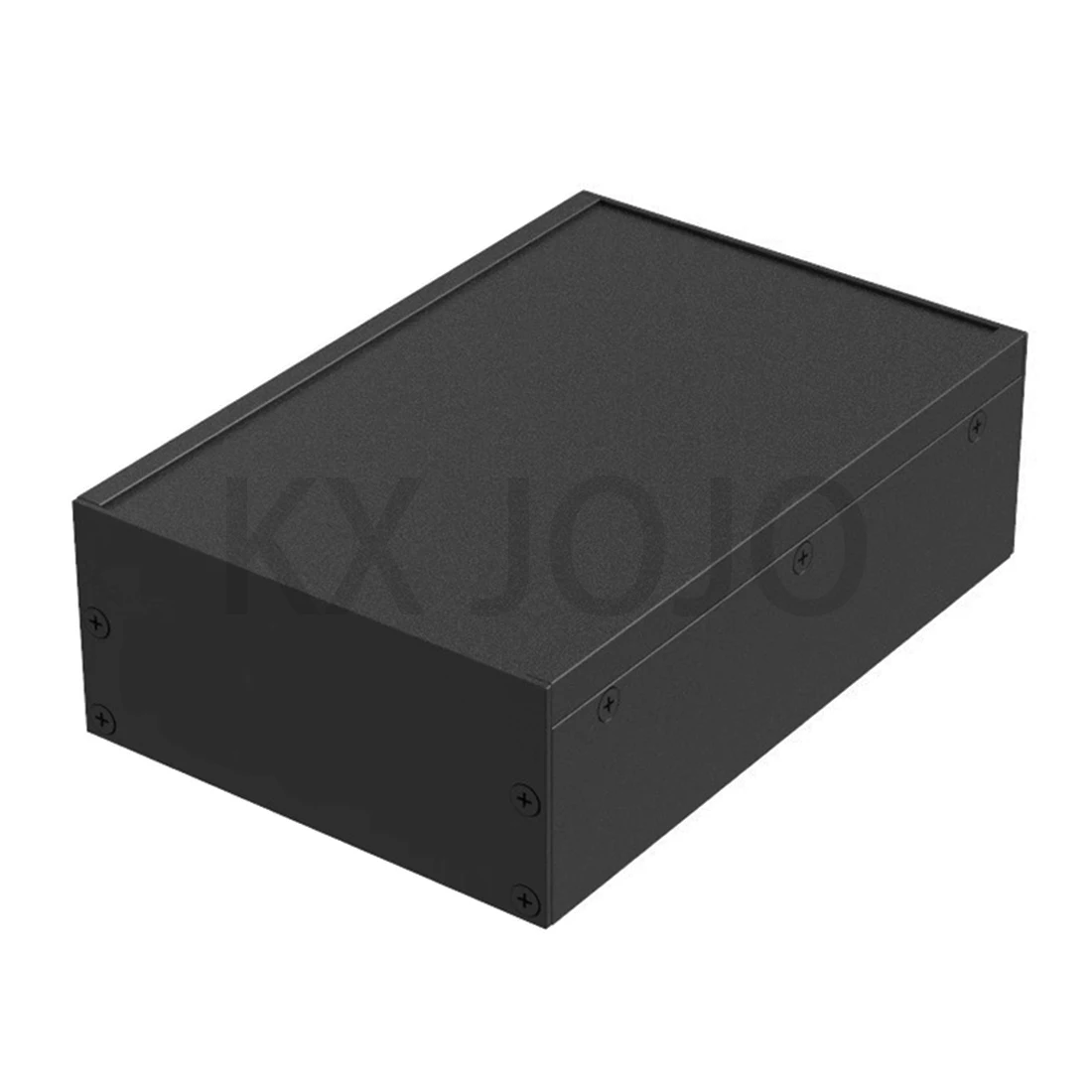 Carcasa de aluminio impermeable para componentes electrónicos, caja dividida de 96x45,5x140mm, carcasa de perfil negro