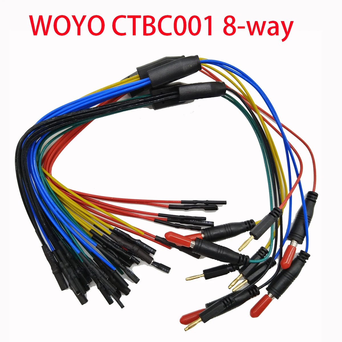 

WOYO 8-way Plug Universal Breakout Leads 5 Set Jump Wire DIY Connnection for Automotive ECU Diagnostic tool