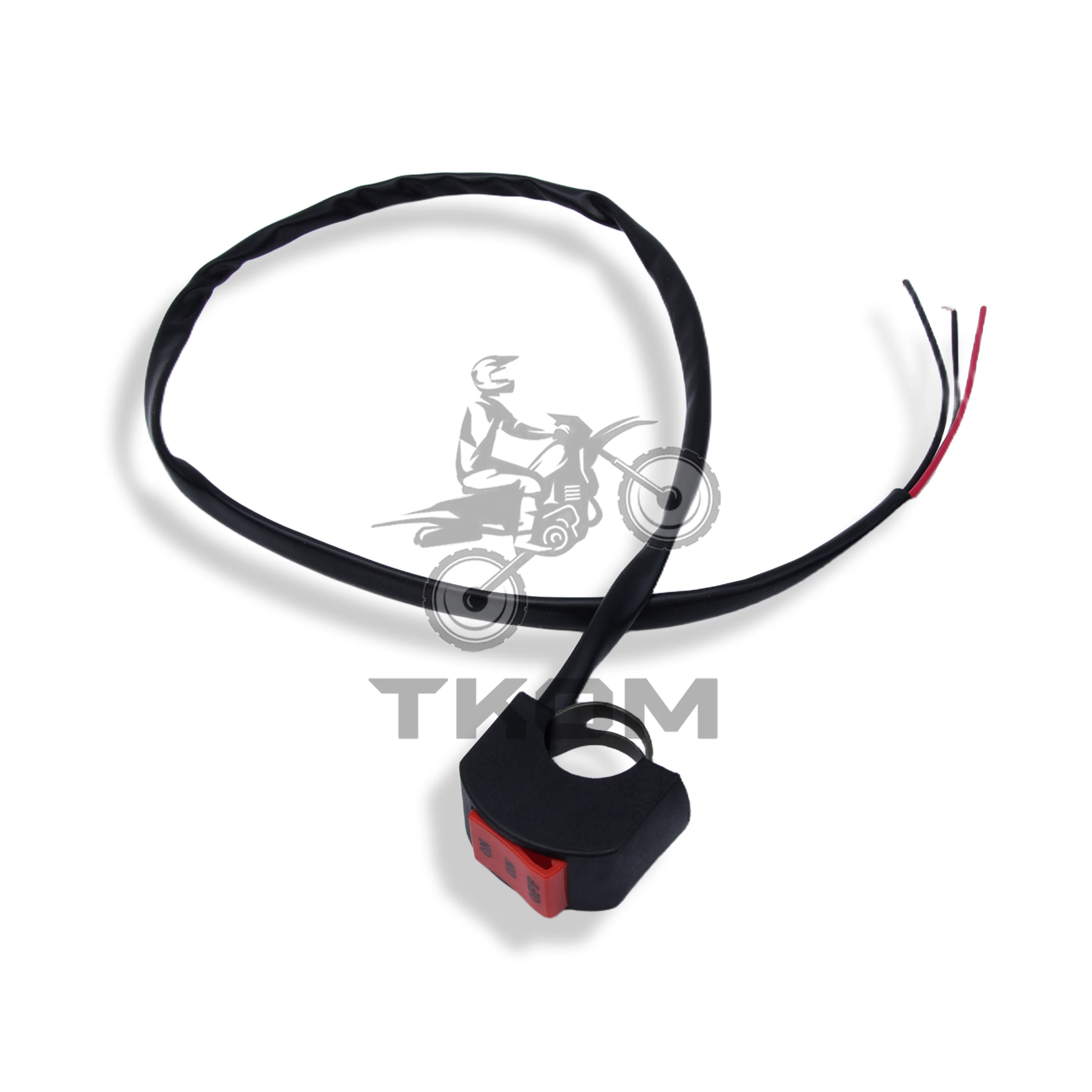 

Трехлинейный светодиодный переключатель фар, кнопка переключателя дальнего света для руля мотоцикла, универсальные детали