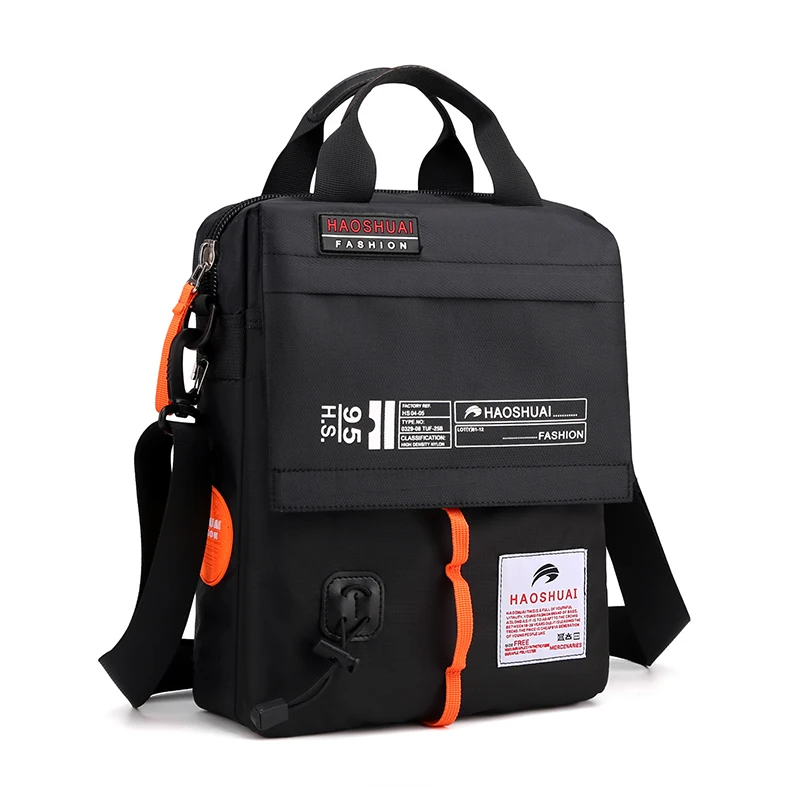 

Large capacity crossbody bag, daily commuting shoulder bag, casual men's bag, multi-layer fashionable crossbody bag