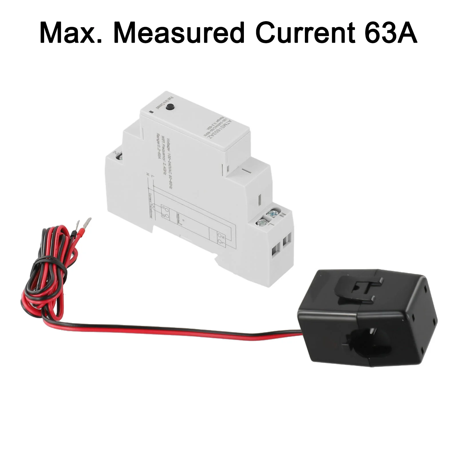 Electricity Monitoring Device with For ZigBee Compatibility Clamp Type Design Perfect for Enhanced Energy Efficiency Management