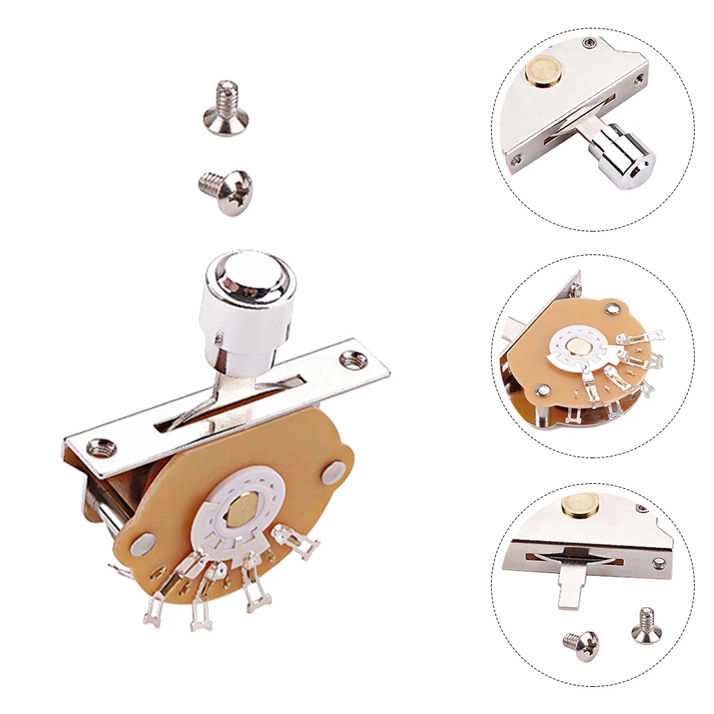 

High Quality 3 Pickup Selector Switch Way Pickup Lever Switch Cap Guitar Part Replacement Durable Selector Accessories