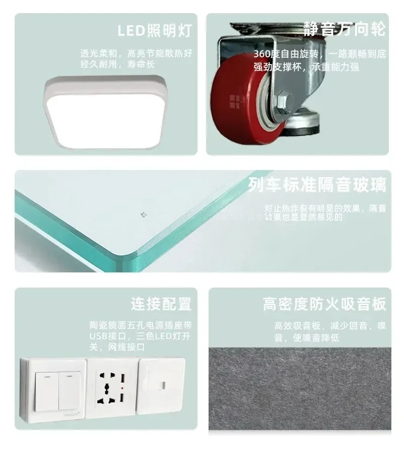 غرفة عازلة للصوت، مستودع منزلي صامت، خزانة كشك الهاتف، غرفة ممارسة الأغنية، استوديو تسجيل متنقل، داخلي صغير