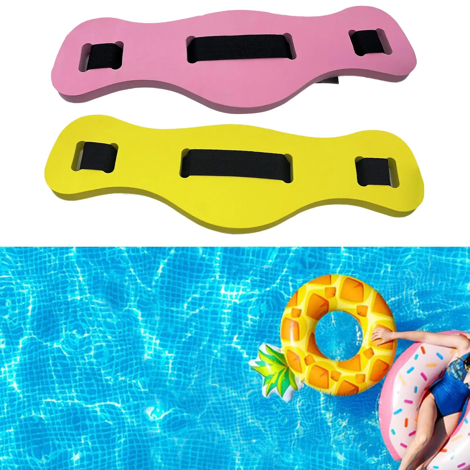 Swimming Belt EVA Foam Swim Floating Belt Waistband Pool Exercise Water Belt