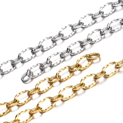 1Meter Stainless Steel Square Shape Metal Thick Cable Chain For Jewelry Making Handmade DIY Bracelet Necklace Accessories