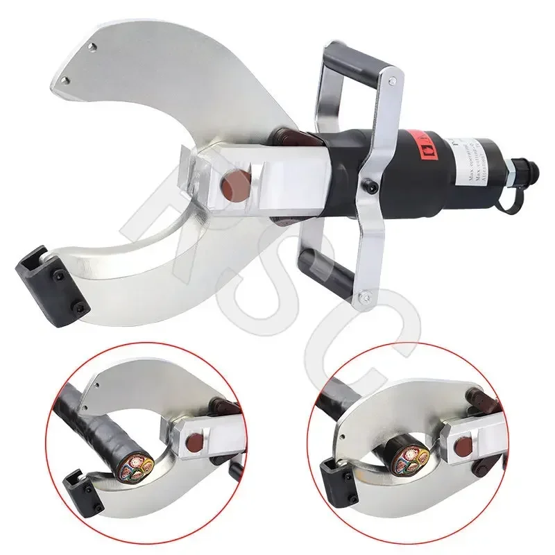 P-120C 유압 케이블 커팅 헤드 케이블 커터, CP-700 수동 유압 펌프 포함, 120mm 아머 Cu/Alu 케이블