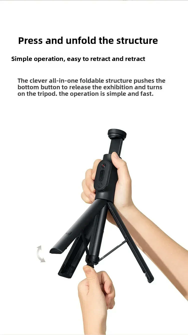 XIAOMI Zoom Stand Selfie Stick 2 Tripod Selfie Stick Bluetooth-compatible Remote Foldable Extendable Monopod 360° Rotatable