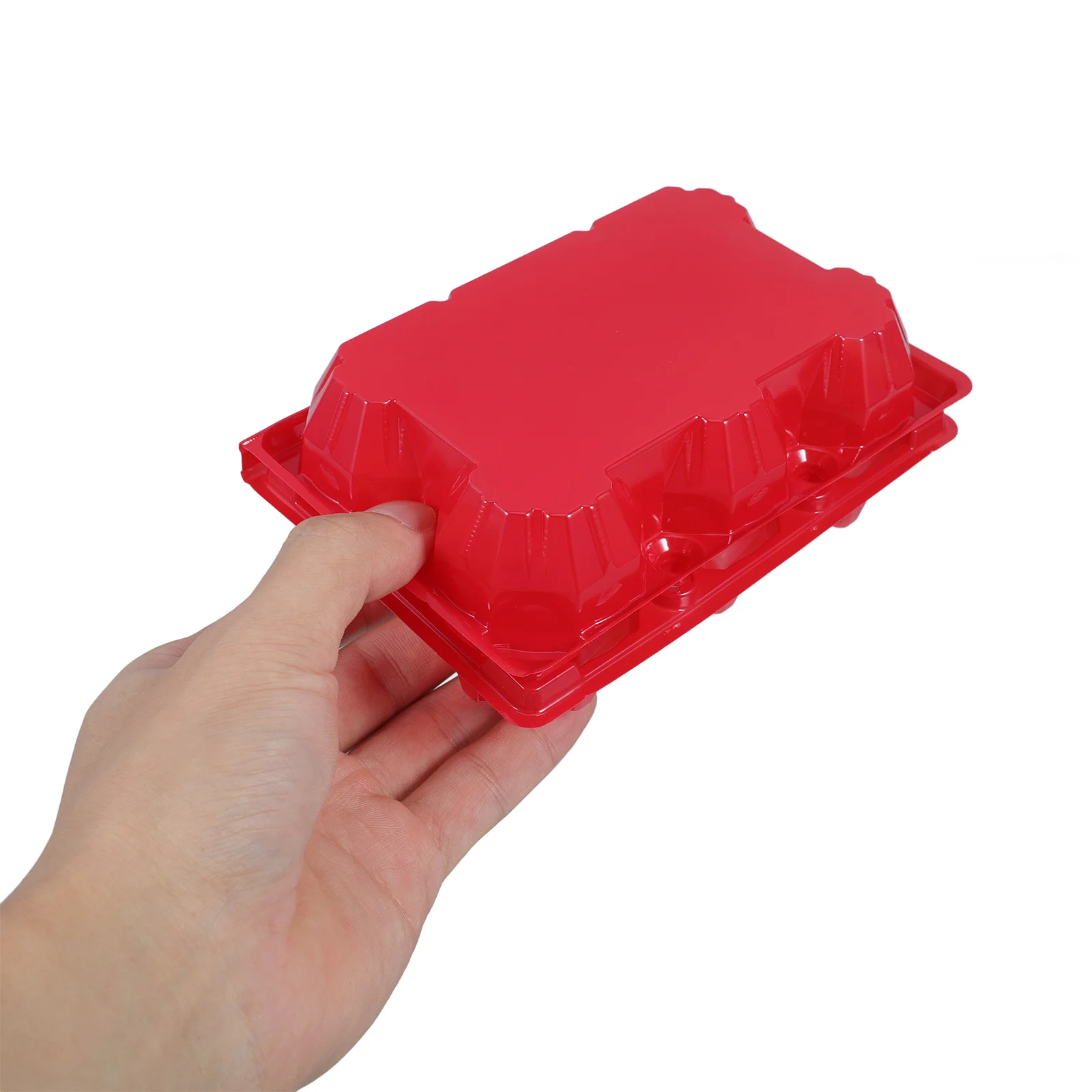 

10Pcs Egg Packing Container 6-Slot with Cover Strong Material Prevents Breakage Egg Holder for Storage Travel Kitchen Use