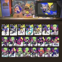 3pcs/17pcs/20pcs/23pcs Splatoon 3&2 Game Cards Splatoon Series Splatoon 2 & 3 PVC NFC Tag Game Cards for Ns Switch