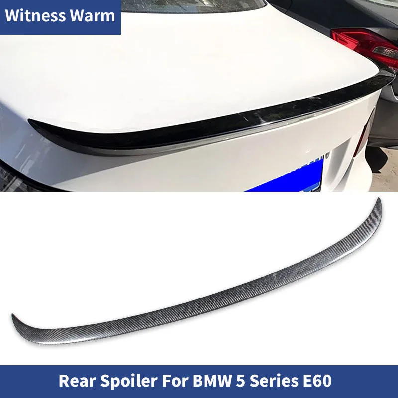 E60 5 Series Carbon Fiber Rear Spoiler Wing for Bmw E60 545i 525i 520i 530i Sedan Car Body Kit Mt Style