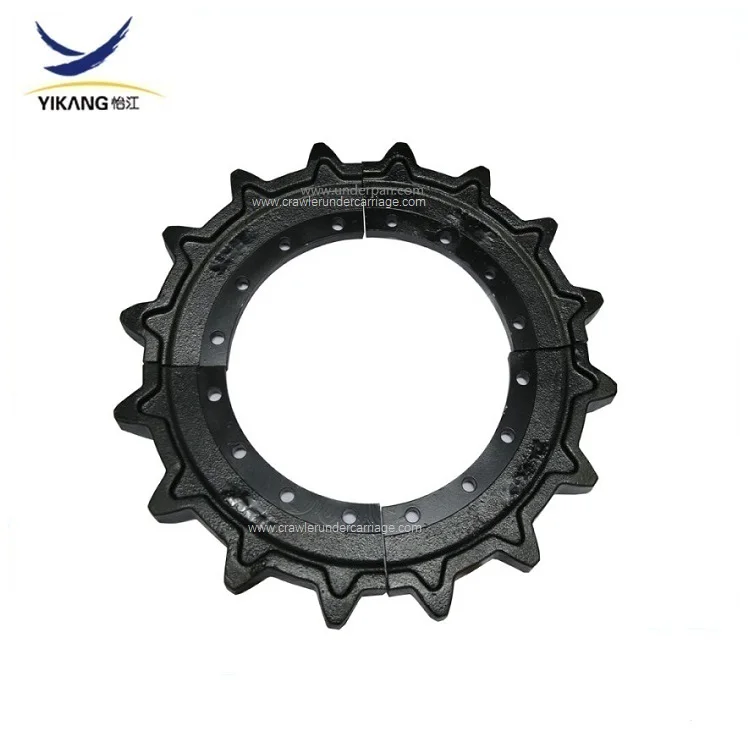 New MST2200 Series Sprocket used for Morooka excavator undercarriage spare parts with high quality from China Yijiang Machinery