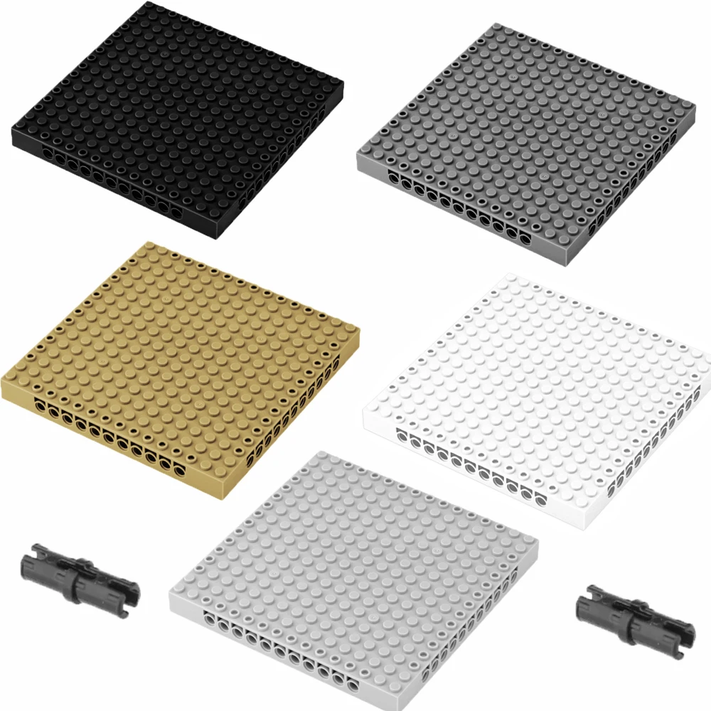 Pixel-Art-Bausteinset – 16x16 Grundplatte (passend für 65803) & kleine Bausteine (kompatibel mit 98138) – Kreatives Spielzeuggeschenk