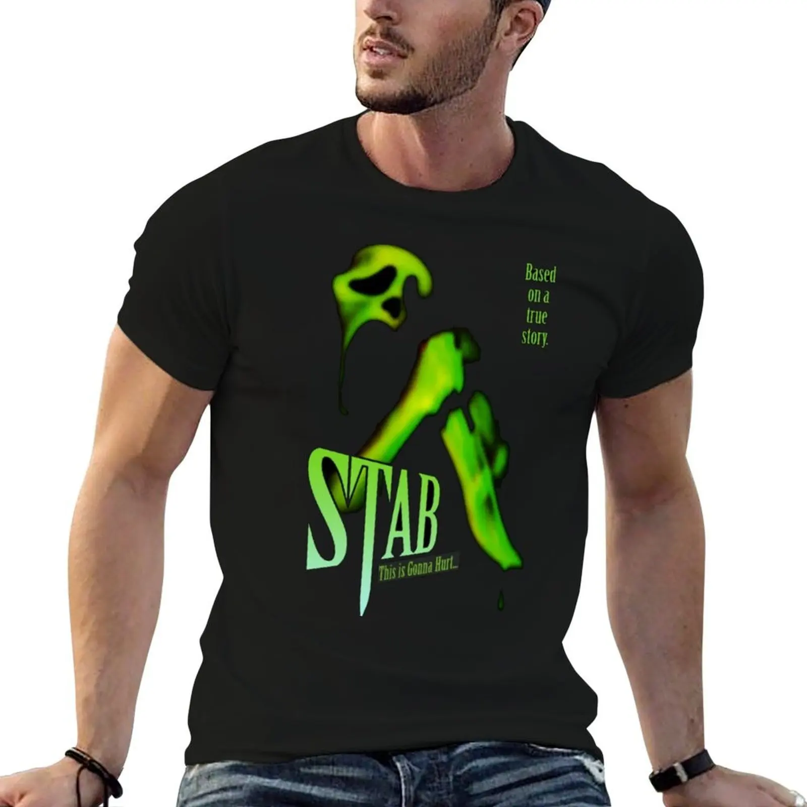 

Stab Movie Poster T-Shirt essential t shirt t shirts with prints T-Shirt