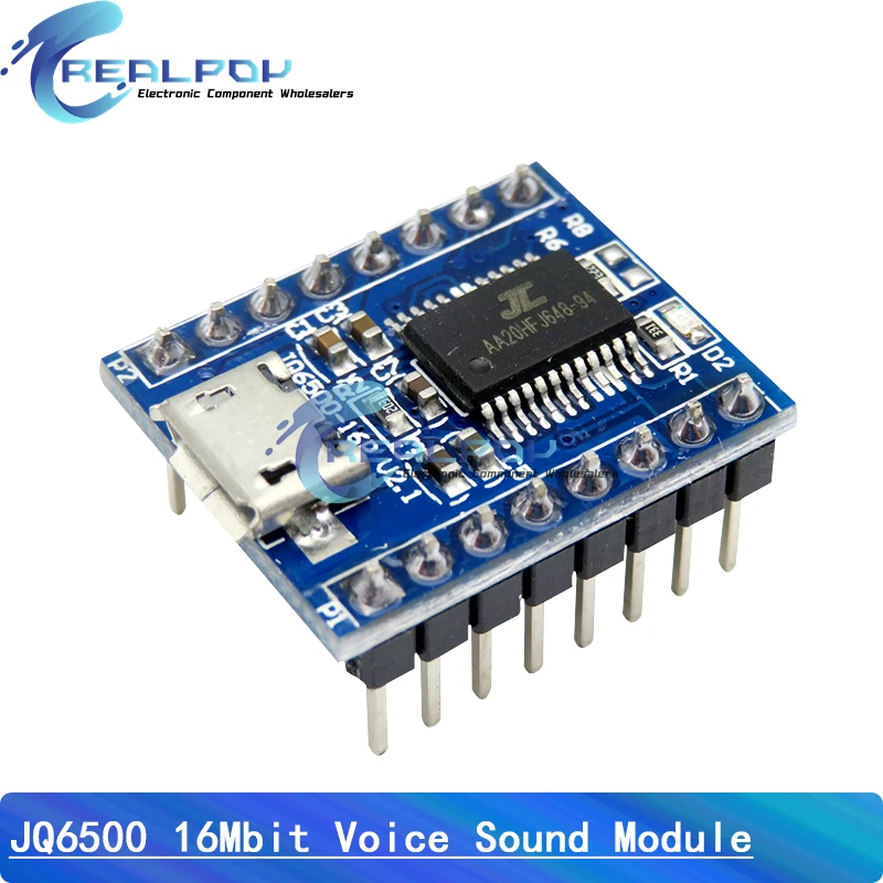 JQ6500 Voice Sound Module USB Replace One to Five Way MP3 Voice Standard JQ6500 Voice Module 16M