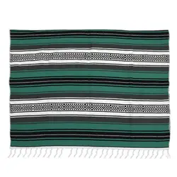 Jacquard Shawl Outdoor Pillows Pink Blanket Mexican Blended Cape Yoga Mat Sofa Woven Camping