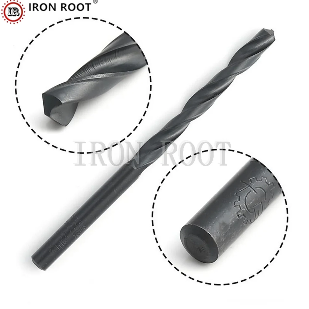 HSS M2 High Speed Steel 1mm-13mm Rolling Drill Steel Aluminum Twist Straight Shank Drill Bit