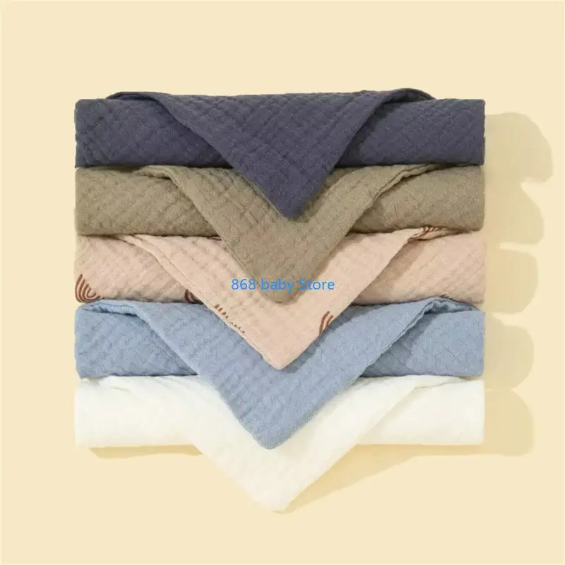 29EE مريلة قطنية قابلة للتنفس للأطفال من قماش التجشؤ مريلة للرضاعة ومنشفة لعاب الطفل مريلة للتسنين #5