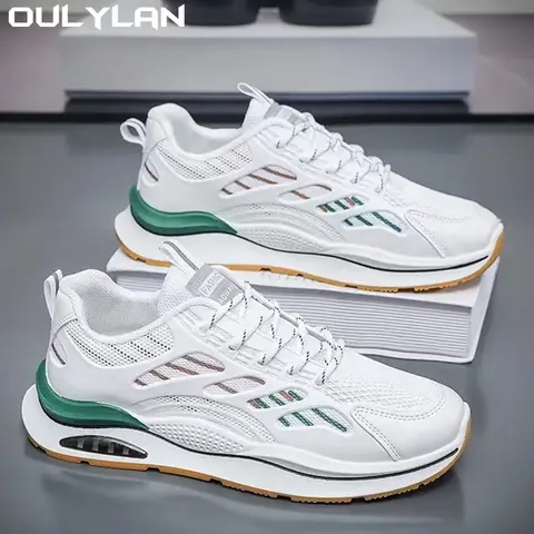 Oulylan 야외 조깅 스포츠 신발 패션 경량 캐주얼 신발 통기성 남성 운동화 편안한 테니스 신발