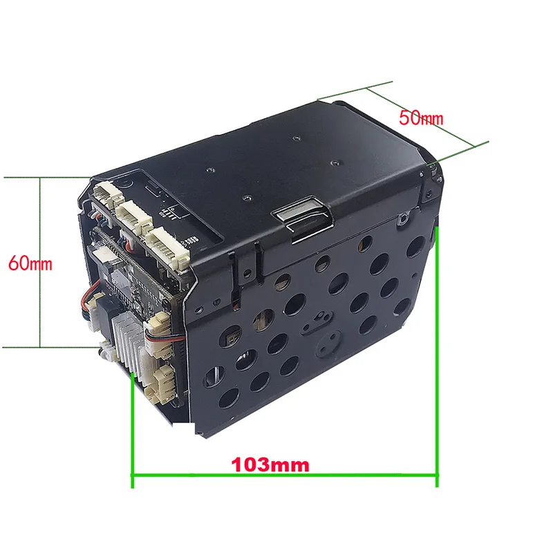 Kamera IP w czasie rzeczywistym 4K 8MP 20fps 2MP 60fps wykorzystuje bardzo zintegrowany procesor MSTAR378QE+IMX415 Moduł 30-krotnego zoomu optycznego