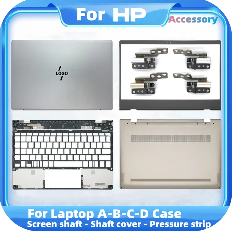 New LCD Back Cover For HP ENVY 13-AD TPN-I128 Laptop Front Bezel/Palmrest/Bottom Case 928448-001 928443-001 928447-001 Silver