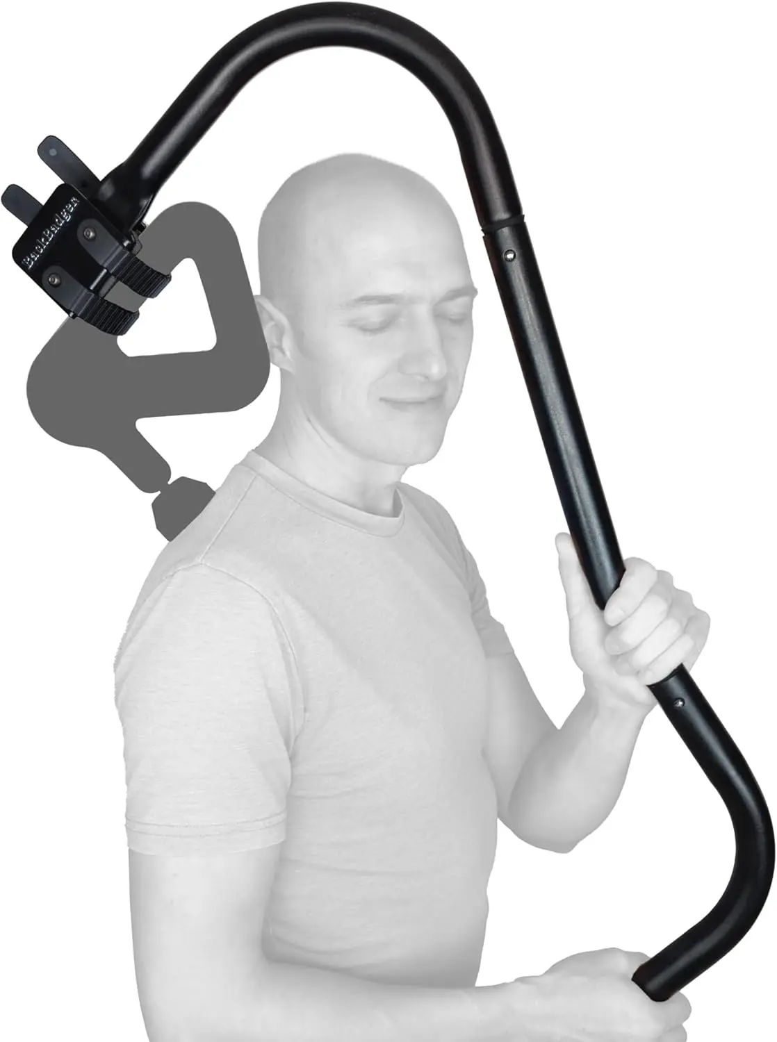 

Универсальный держатель ударного массажного пистолета для облегчения боли в спине, совместимый с большинством моделей - черный