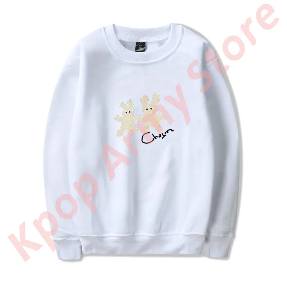 Clairo Charm Bunny Crewneck Sweatshirts Tour New Logo Merch Long Sleeve Women Men Fashion Casual Streetwear