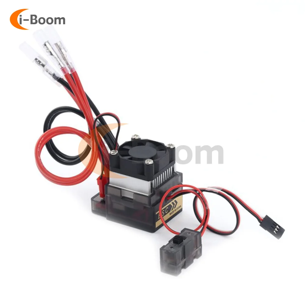 320A ESC Brushed Speed Controller 6-16V HSP Model Accessories Speed Controller With Cooling Fan W/2A BEC For RC Boat U6L5 G2I7