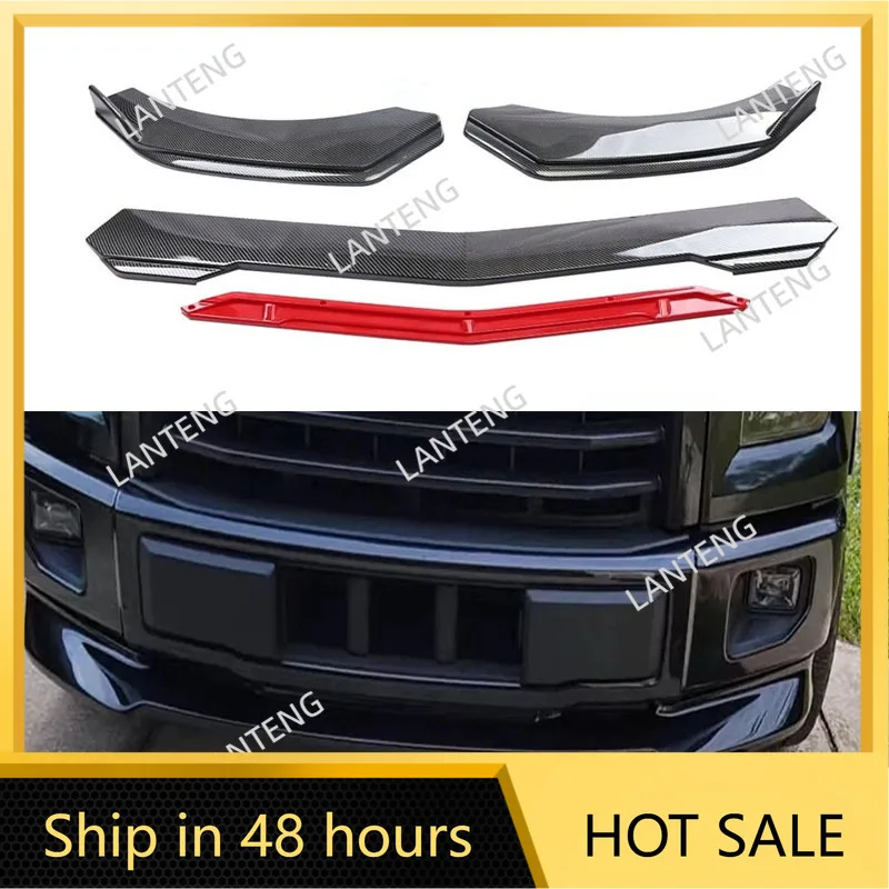 Labio divisor de parachoques delantero para F0rd F150 F-150 camión alerón de coche difusor Deflector cubierta de parachoques Kit de carrocería Protector de embellecedores