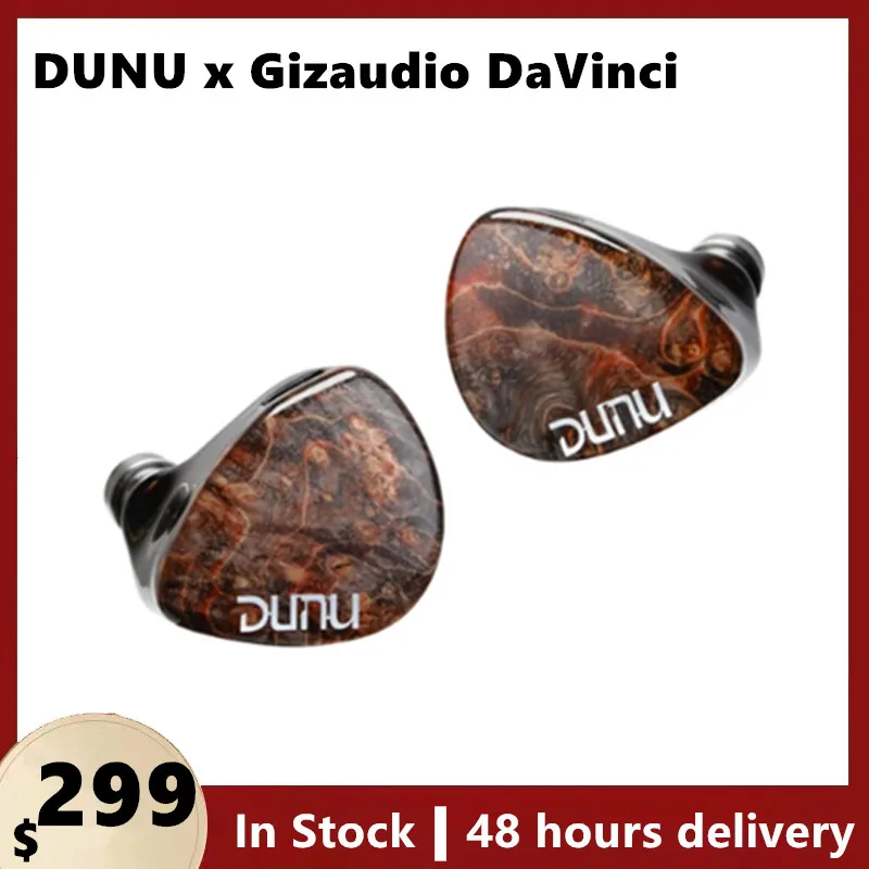 

Гибридные Внутриканальные наушники DUNU x Gizaudio DaVinci 2DD + 4BA с кабелем 3,5 мм + 4,4 мм