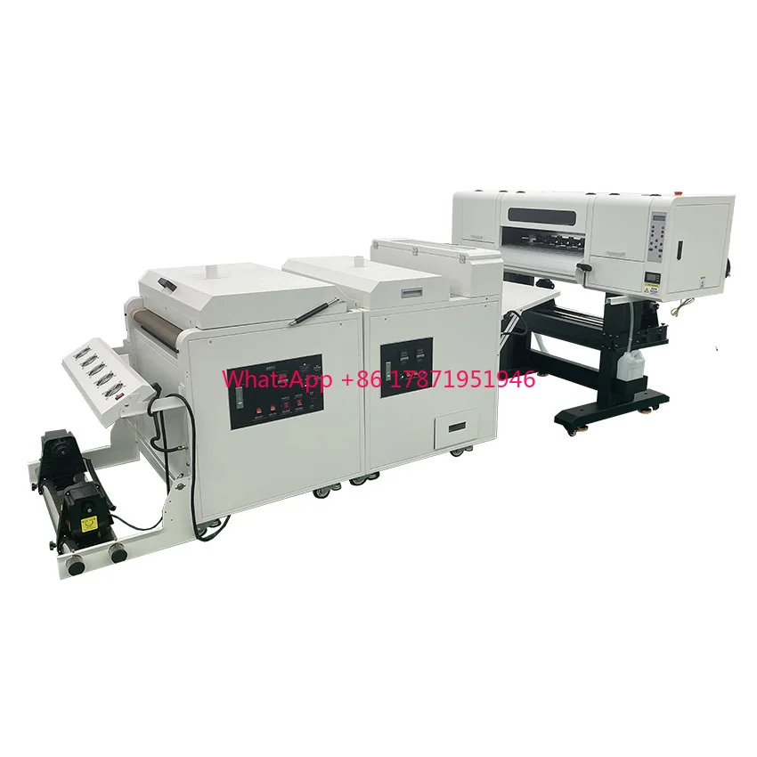 large format printer high quality 60cm DTF printer with 2/4 printhead and auto powder shaker