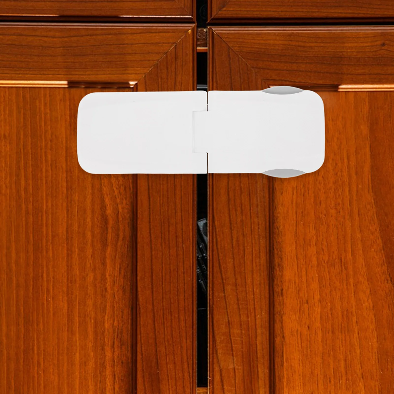 2 Stück babysichere Schrankschlösser, Kindersicherungsriegel, langlebig, einfache Installation für Schubladen und Schränke, Speisekammer-Türschloss für Kinder