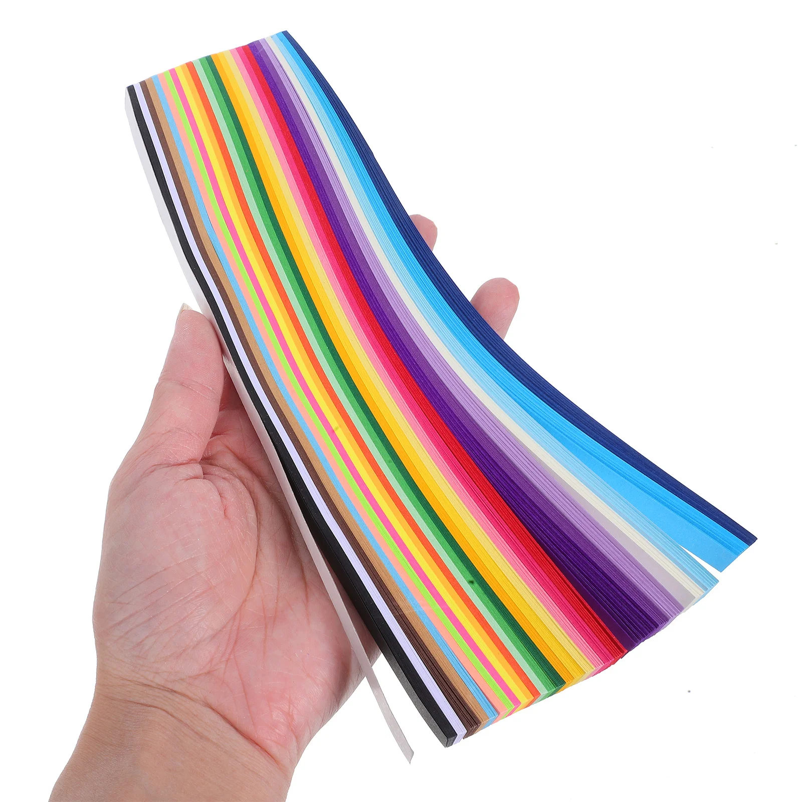 

1560Pcs Colorful Origami Star Paper Strips Double Sided Folding Craft Materials DIY Home Decoration Photography Props