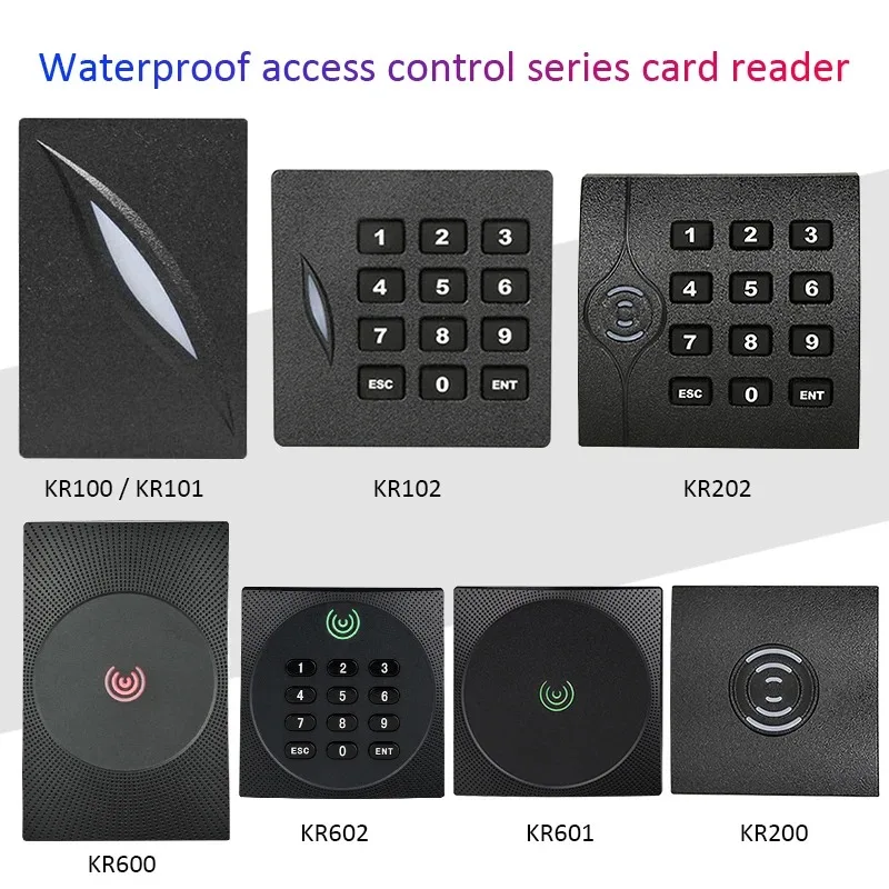 ZK IP68 Waterproof Wiegand Wg26 Wg34 RFID IC Card Reader Proximity 125Khz 13.56Mhz ID for Access Control System