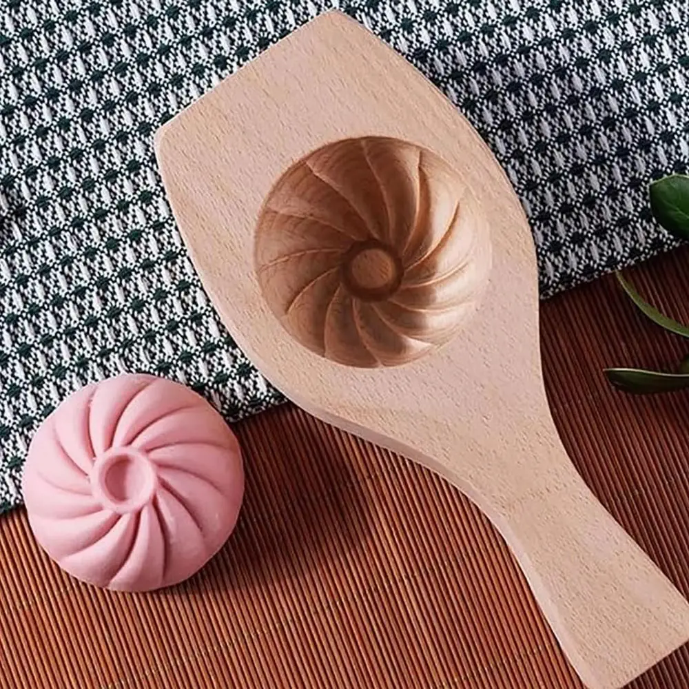 Useful Solid Wood Wood Baozi Mold Manual Deepening Steamed Bread Mold Easy To Clean Sturdy Steamed Stuffed Bun Tool Biscuits