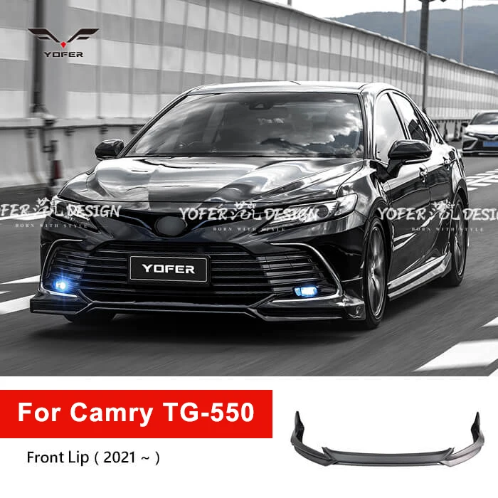 Yofer deluxe auto Front Bumpers lip diffuser universal car parts body kit car bumpers lip For camry2021+