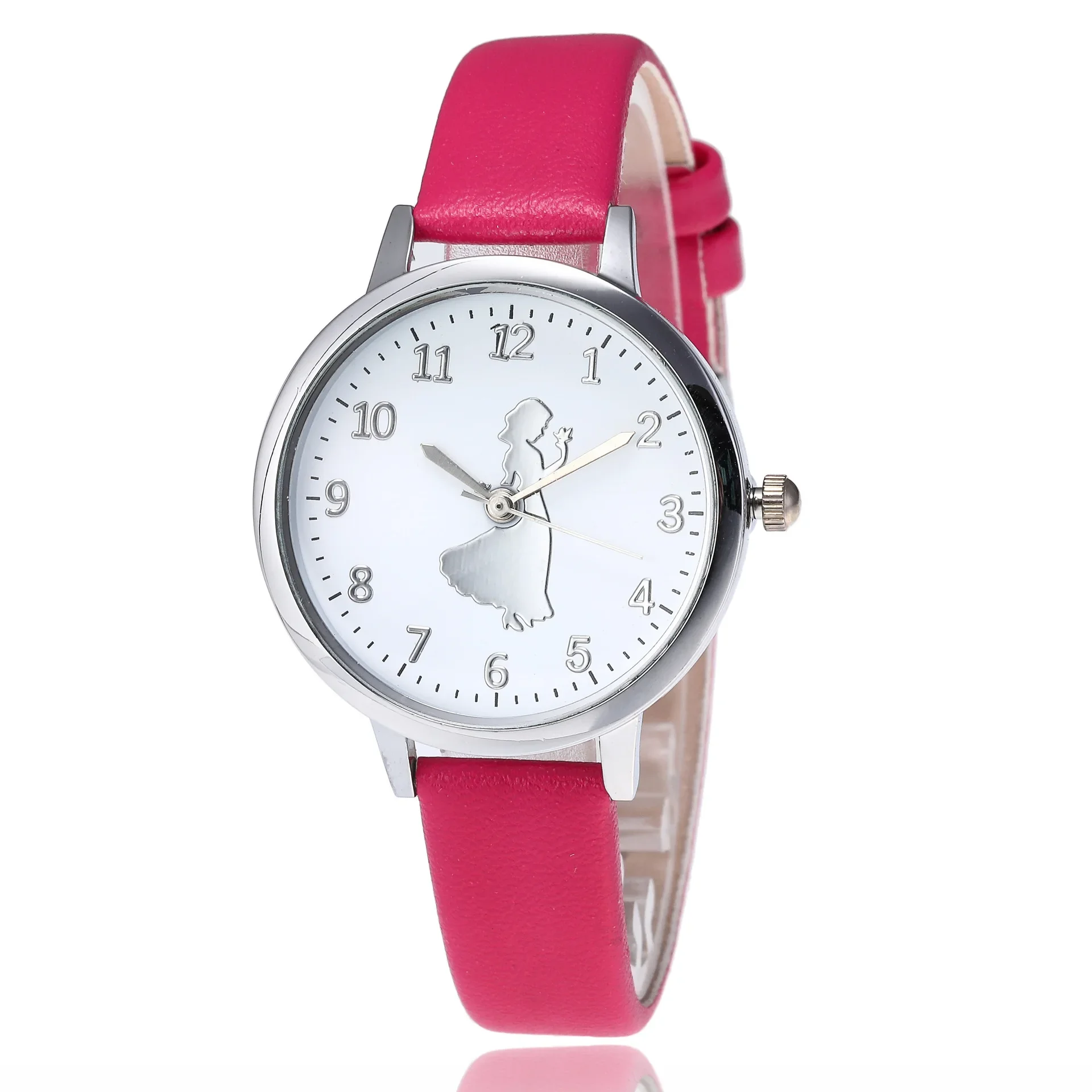 Reloj de pulsera informal Simple para estudiantes, para relojes reloj de cuarzo, esfera de baile para damas, relojes elegantes para niñas, Zegarek Damski