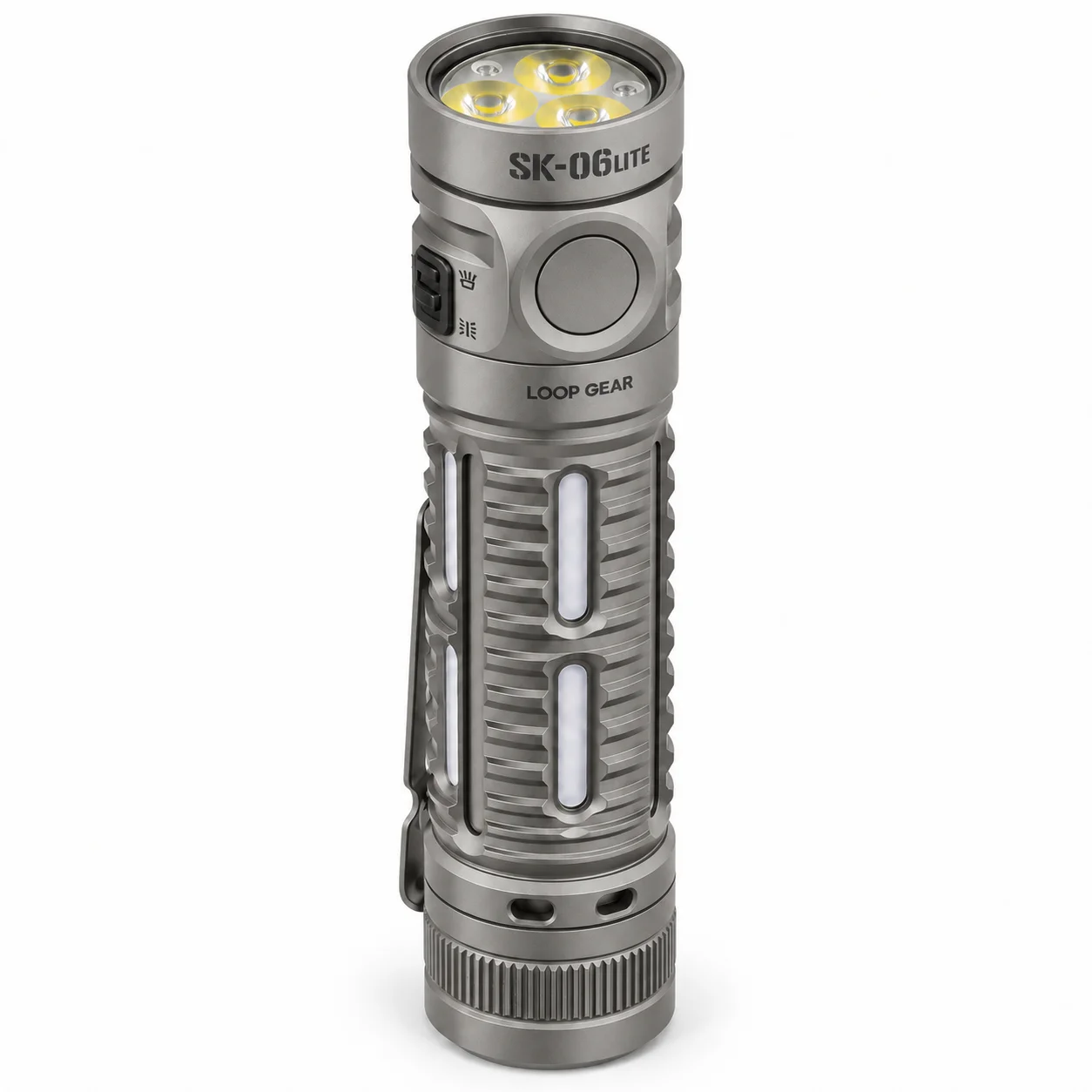 LOOP SK06 LITE EDC Flashlight, 2400 Lumens, 260m Beam, 16500cd