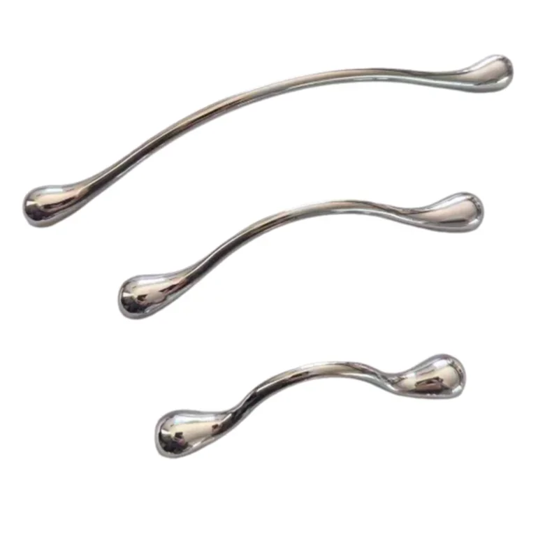 Minimalist Zinc Alloy Furniture Handles Kitchen Cabinet Pulls Wardrobe Drawer  Handles Modern Home Hardware Kitchen Accessories