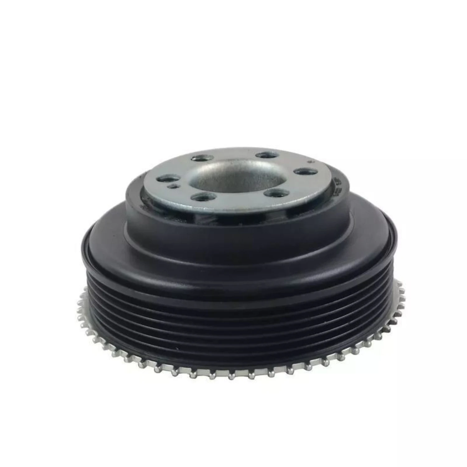 Pop 1PC Crank Shaft Belt Pulley For Land Rover LR2 Range Rover Evoque 2.0L LR078547 Car Engine Replacement Parts