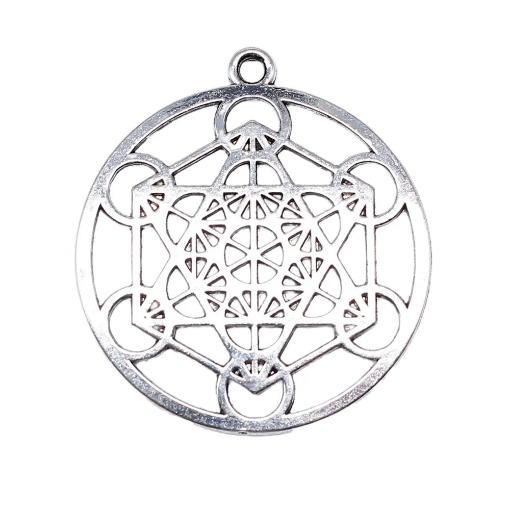 Bag Charm Metatron Cube Charms Jewelry 45x40mm 5pcs