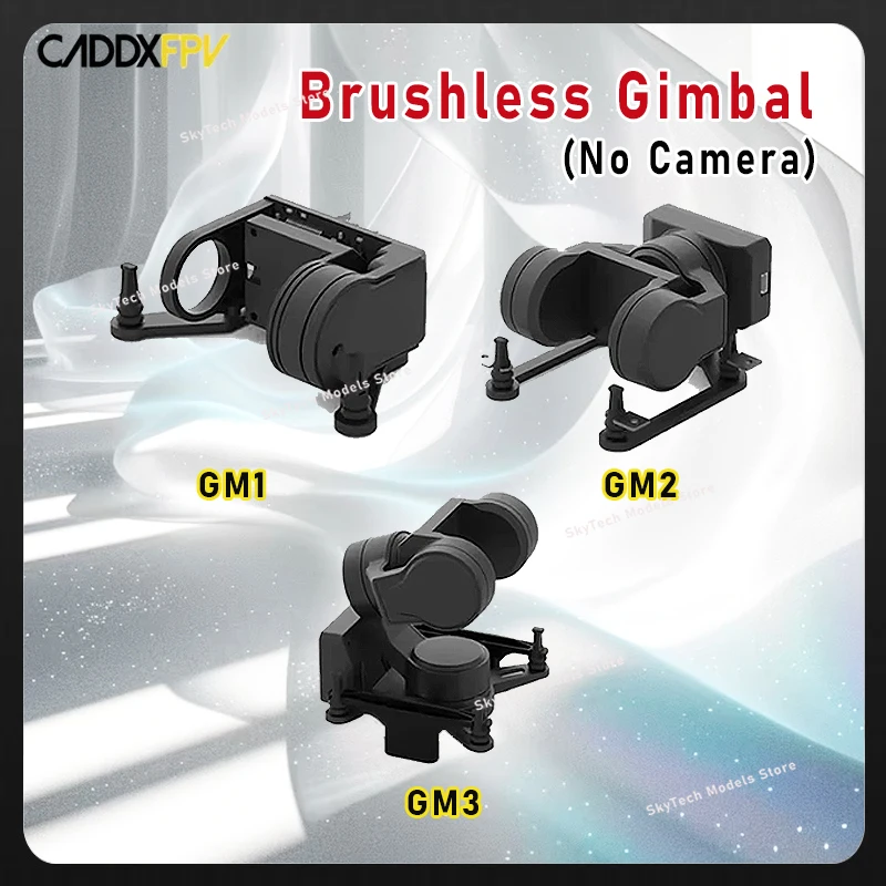 

Подвес серии CADDX GM (без камеры) — отслеживание головы 1/2/3-осевой ± 0,005 ° Стабилизирующая камера 19 мм для очков FPV Walksnail Avatar