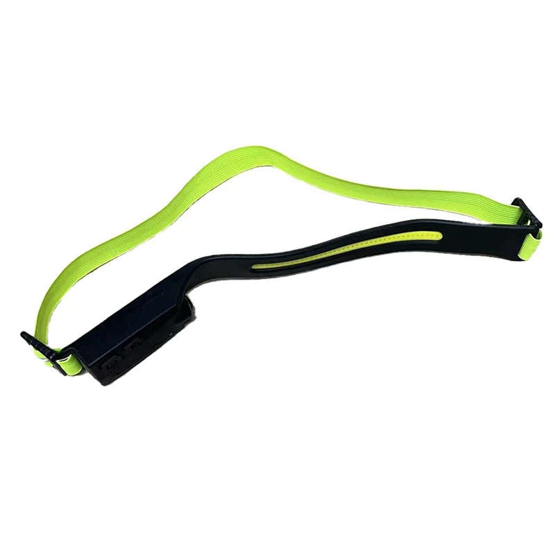 1 pz LED Head Light Wave Induction Cob Headlight Outdoor Riding Light ricarica USB Night Running Light