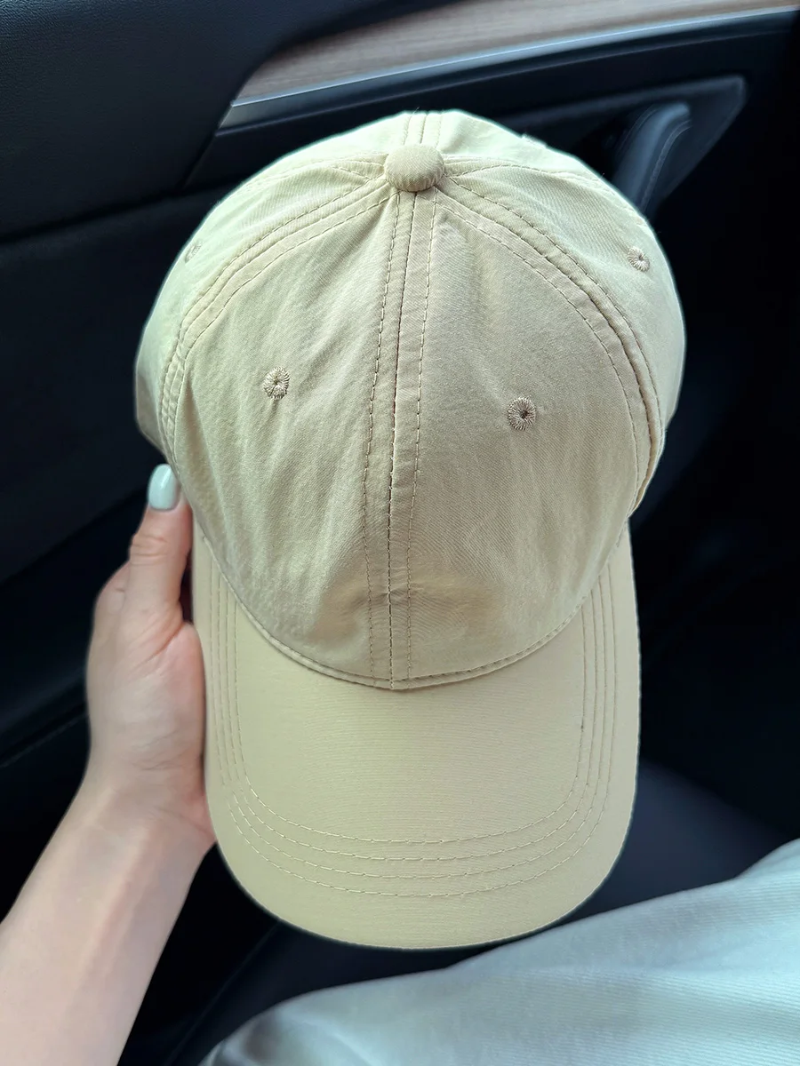 Sports cap man's hats Running Baseball Female Solid color Leisure time Soft and Comfortable Collocation Golf